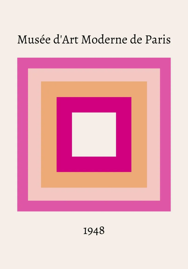 Graphic Art Abstract | Layered Textured Print poster avec cadre en plastique de NorwesClub