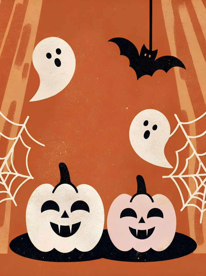 Halloween Retro Pop pellicola backlit da THE LATEST SHOP