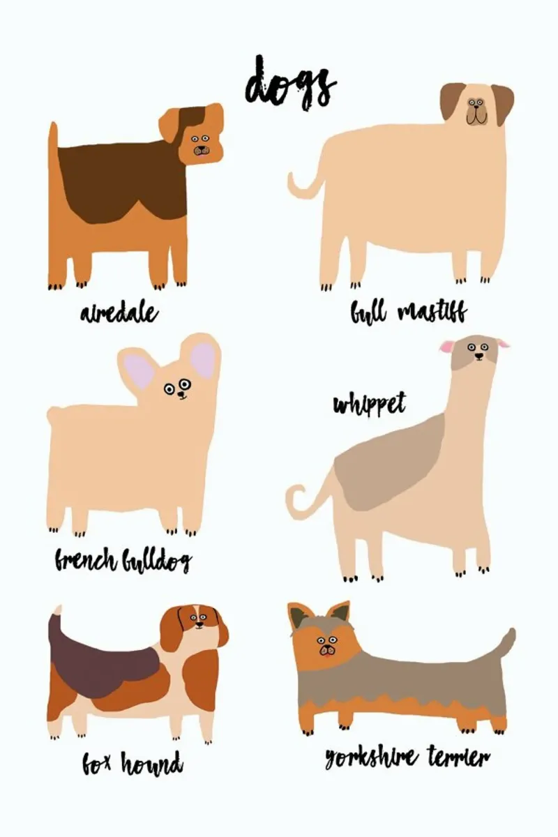 Dogs Hahnemühle von Lora O'Callaghan