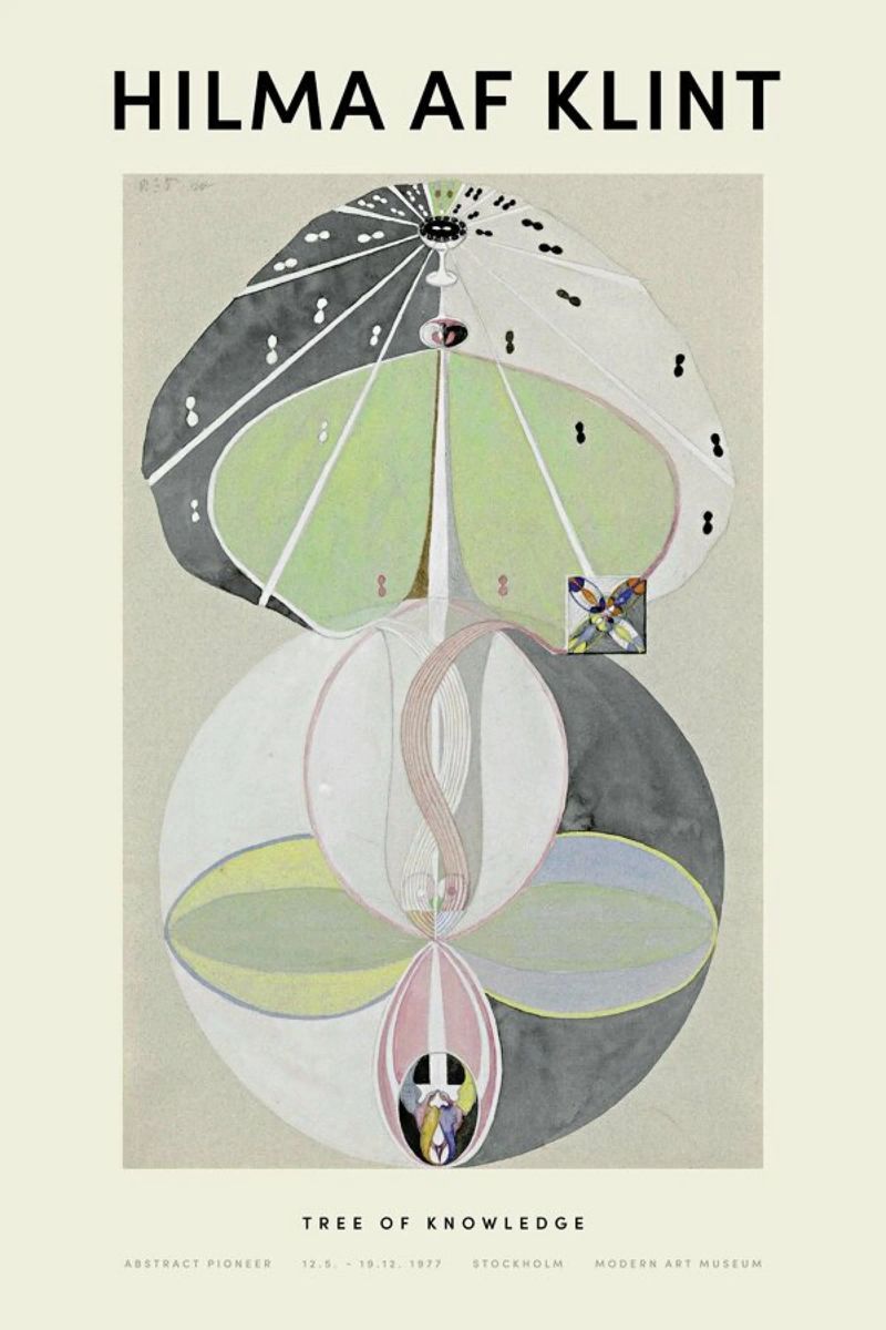 Hilma af Klint - Tree of Knowledge poster by Vintage by JUNIQE
