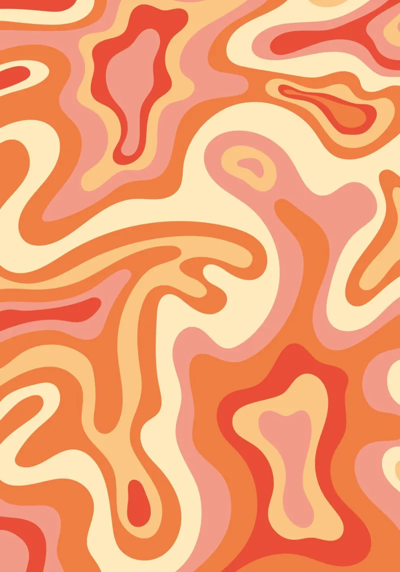 Graphic Art Abstract | Flowing Organic Shapes Print hahnemühle de NorwesClub