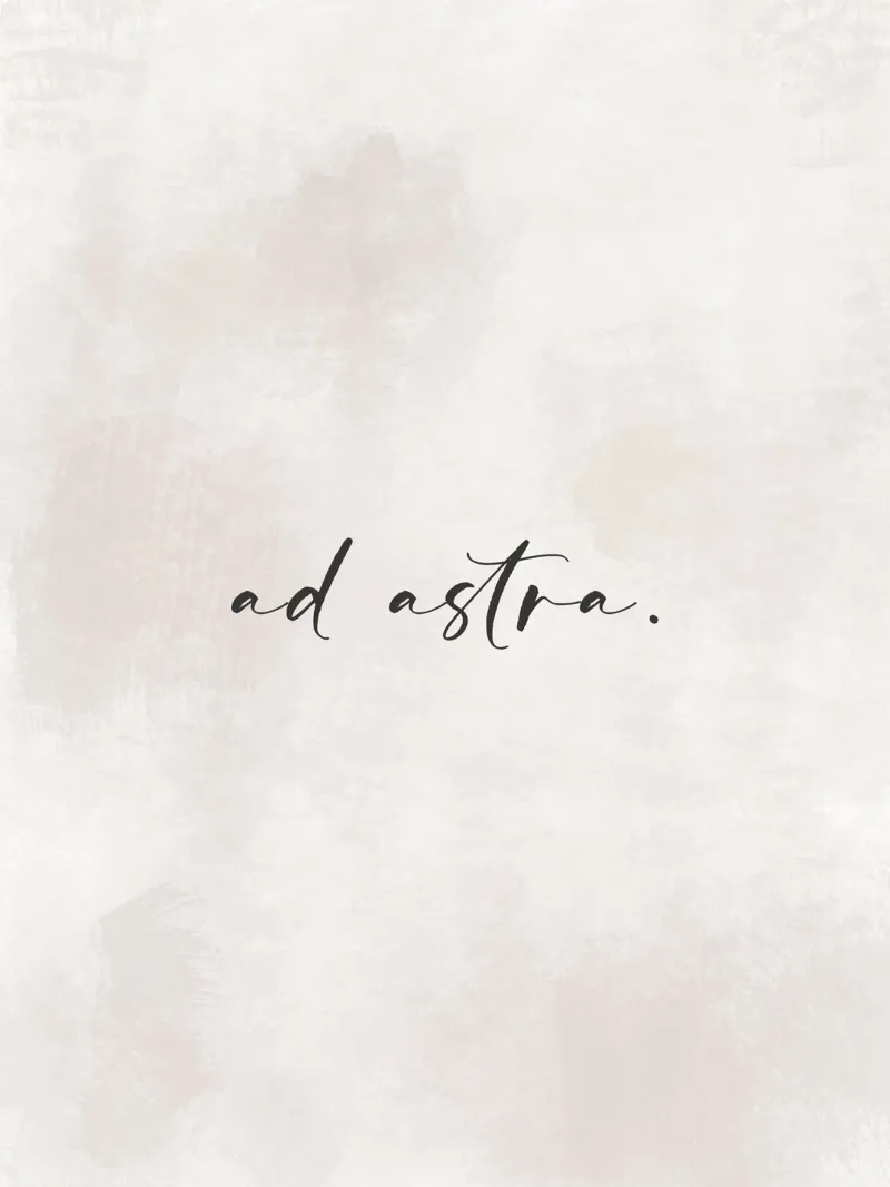 Ad Astra. tela con Cornice a cassetta da treechild