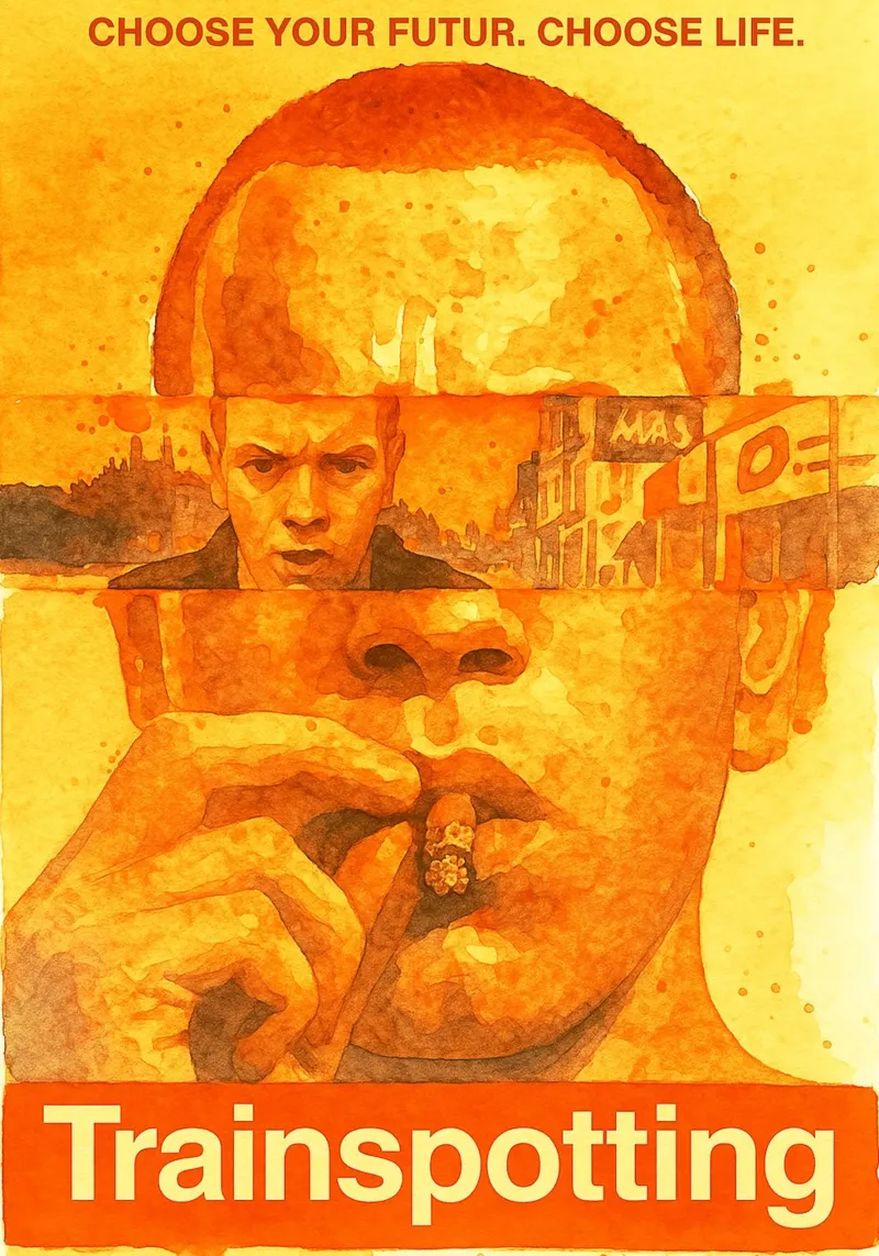 Trainspotting repainting imagination hahnemühle by SIQAYA