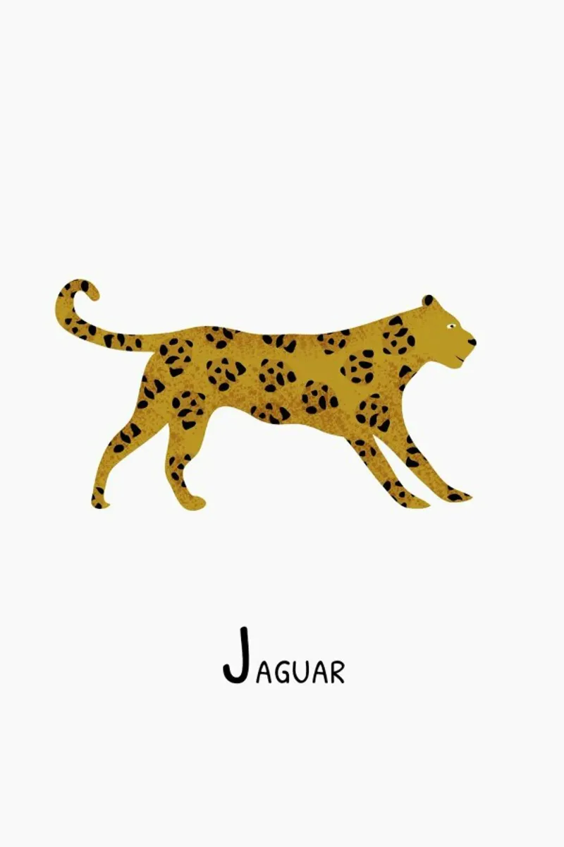 Jaguar pellicola backlit da Little Flourishes