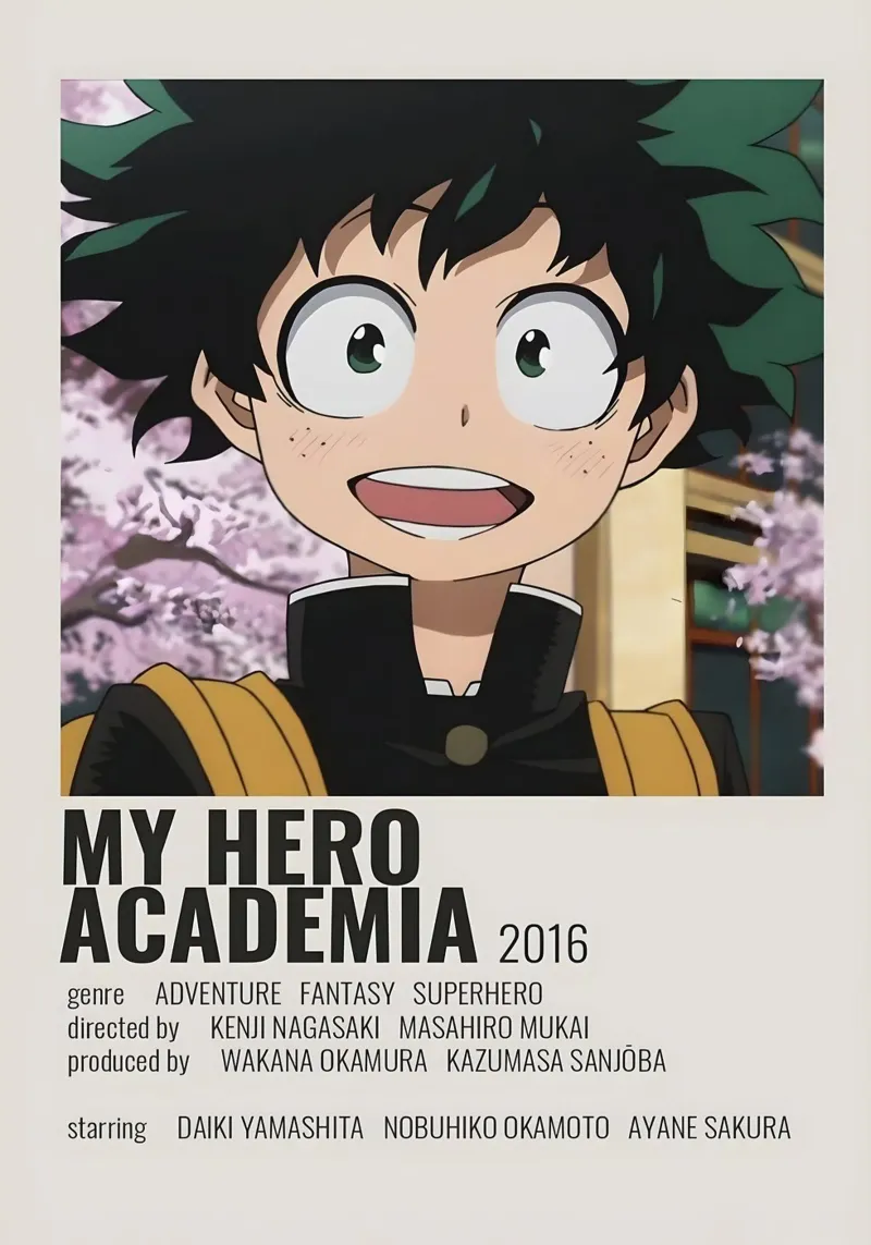 MY HERO ACADEMIA  2016 pellicola backlit da Totoya