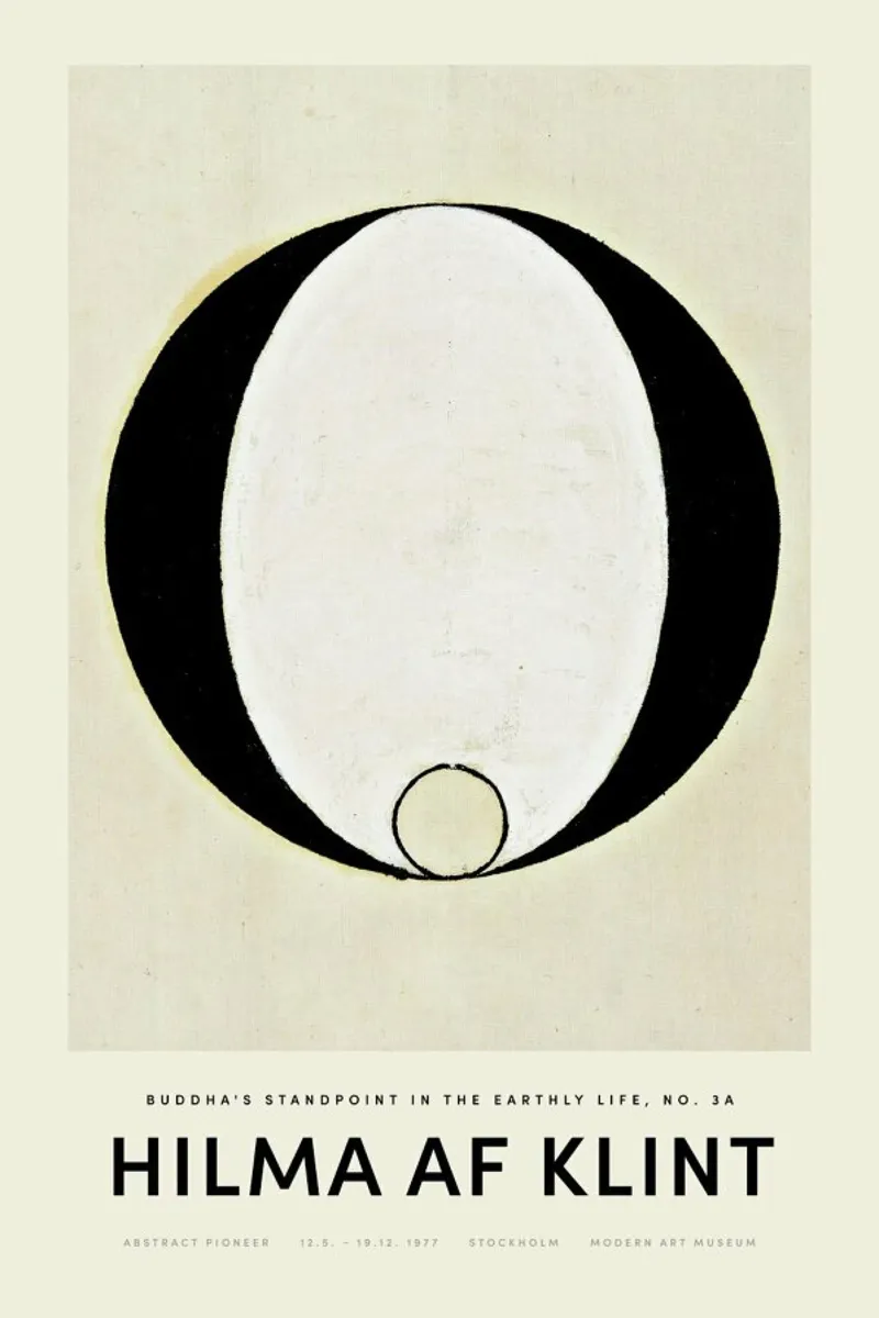 Hilma af Klint - Buddha's Standpoint in the Earthly Life 3A pellicola backlit da Vintage by JUNIQE