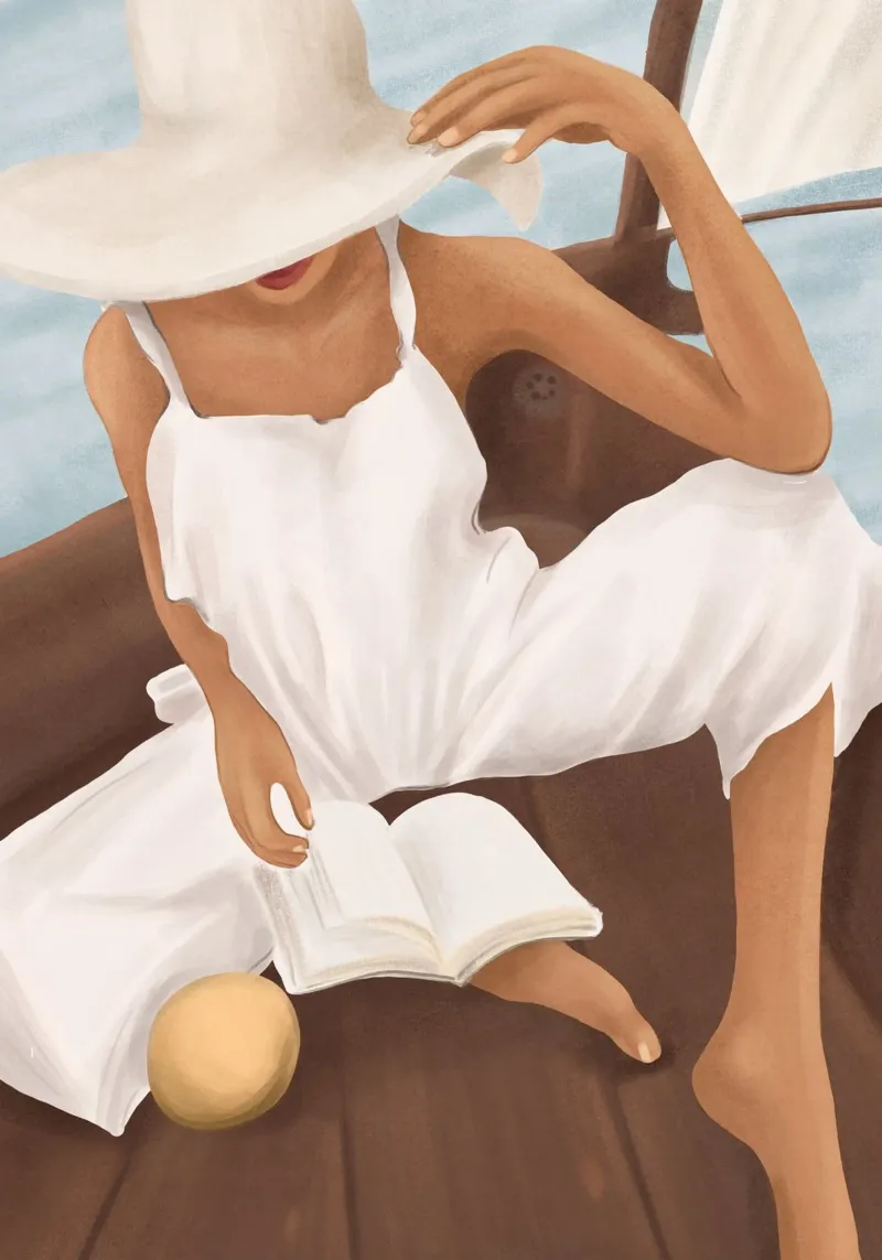 Summer Reading I pellicola backlit da cityart