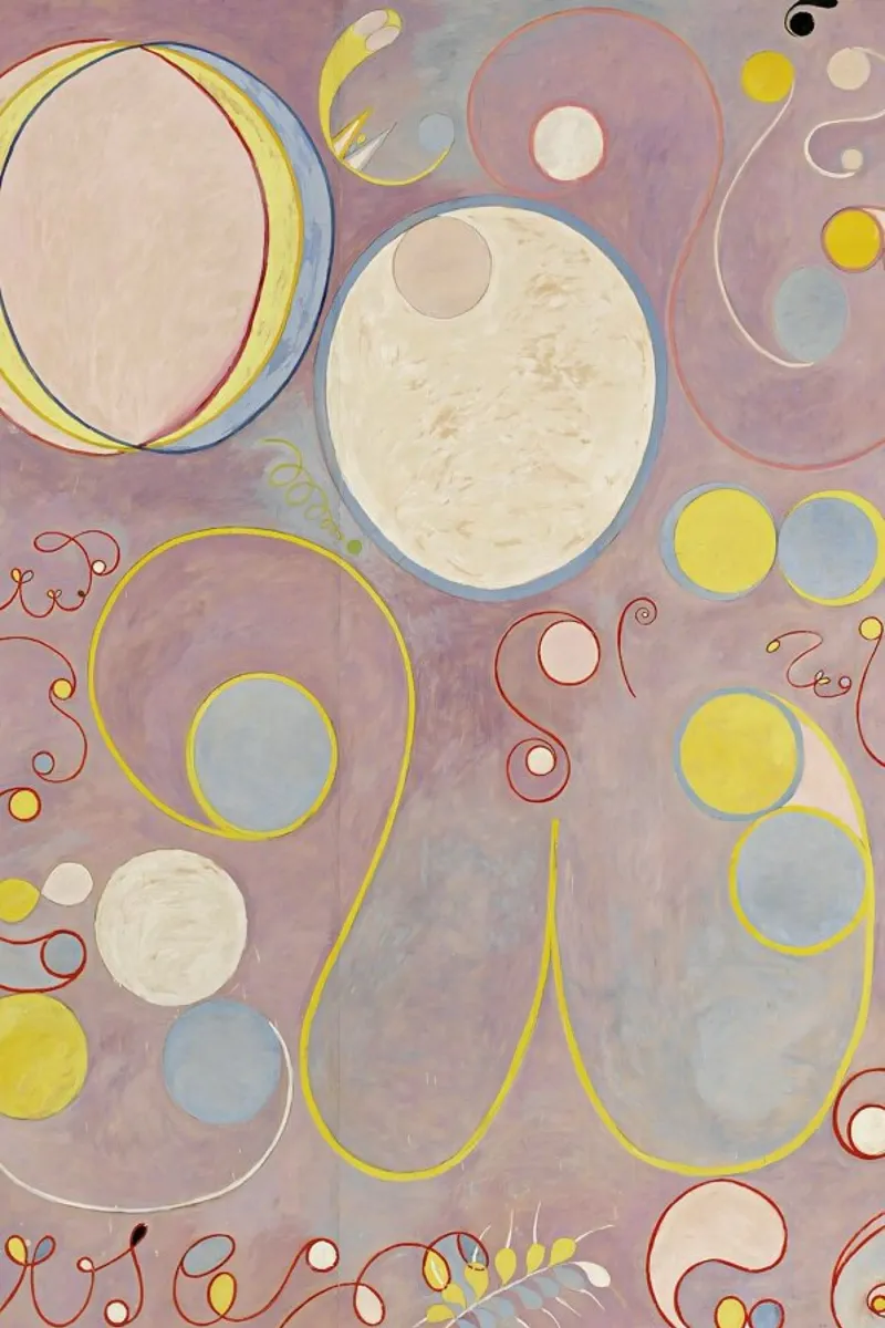 Hilma af Klint - The Ten Largest, No. 8 III pellicola backlit da Vintage by JUNIQE