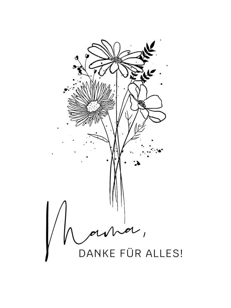 Mamma, DANKE FÜR ALLES! plexiglass da ArtDesign by KBK