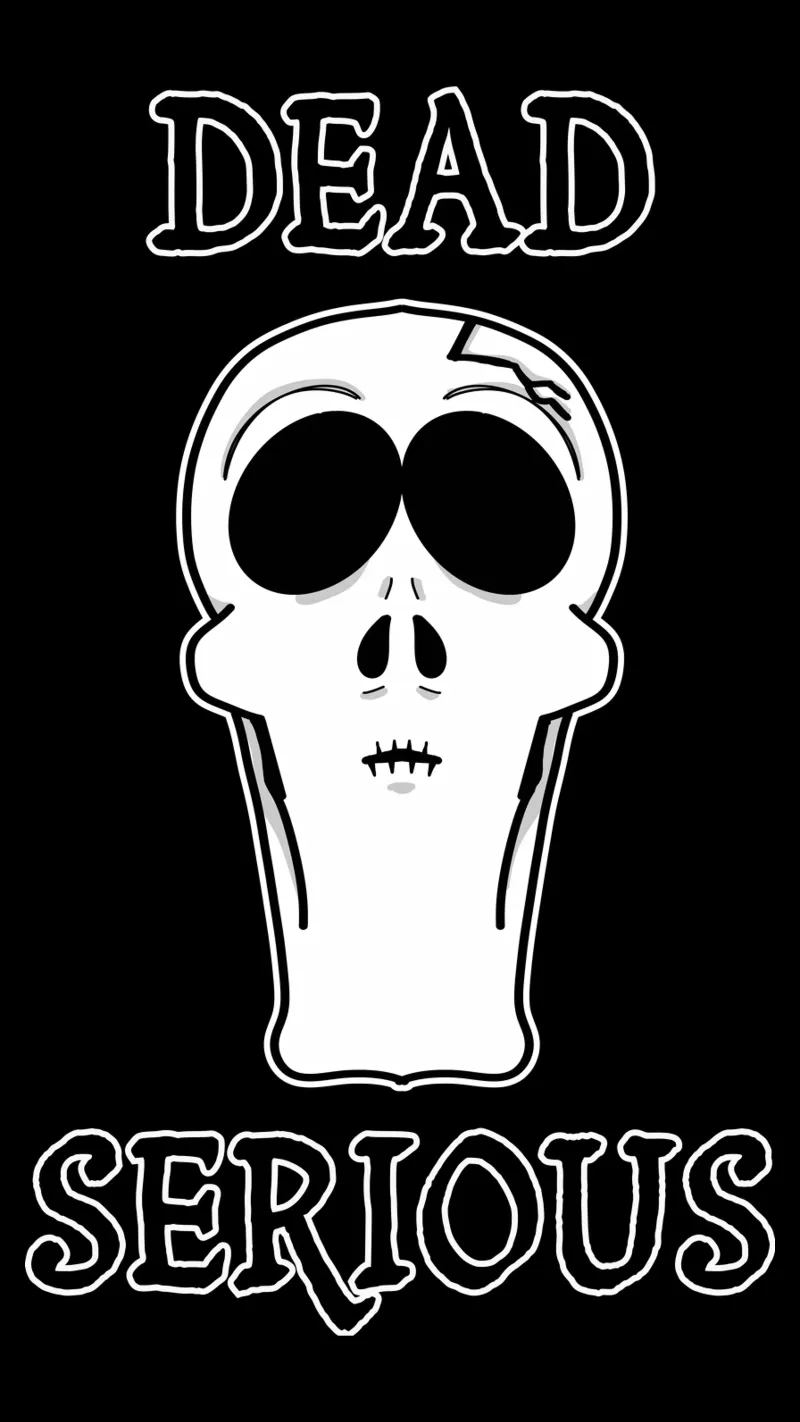 Divertente Teschio Morte Morto Grave Umorismo Oscuro Goth Design poster con telaio in alluminio da sillyindustries