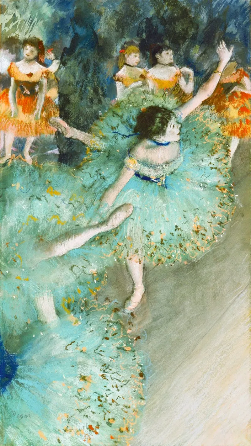 Edgar Degas’ Swaying Dancer (Dancer in Green) canvas by Venus Art