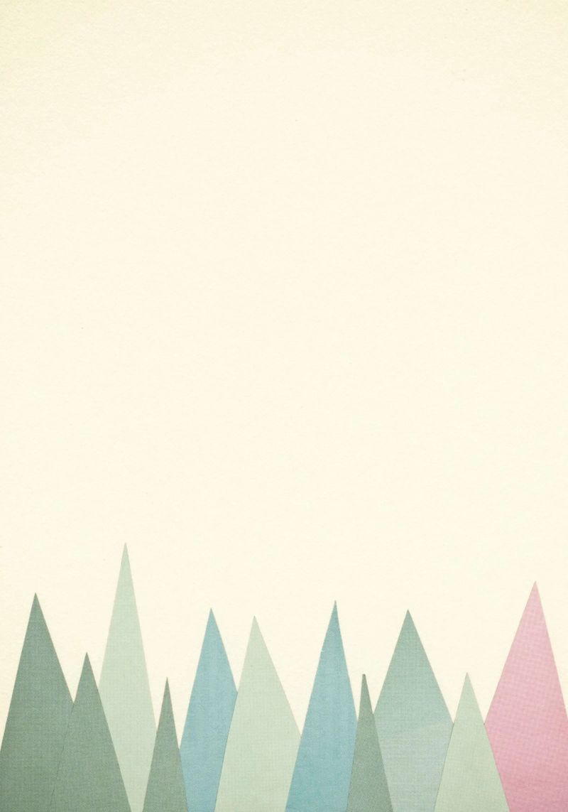 Schneebedeckte Berge Poster von Cassia Beck Collage