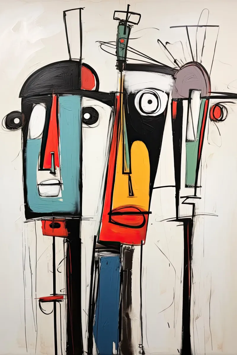 Abstract expressionisme canvas by Imagine