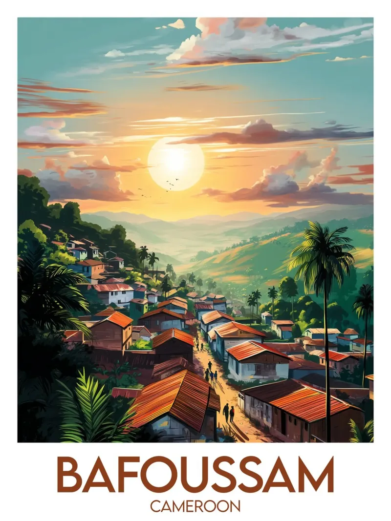 Affiche Bafoussam poster da Frame the World