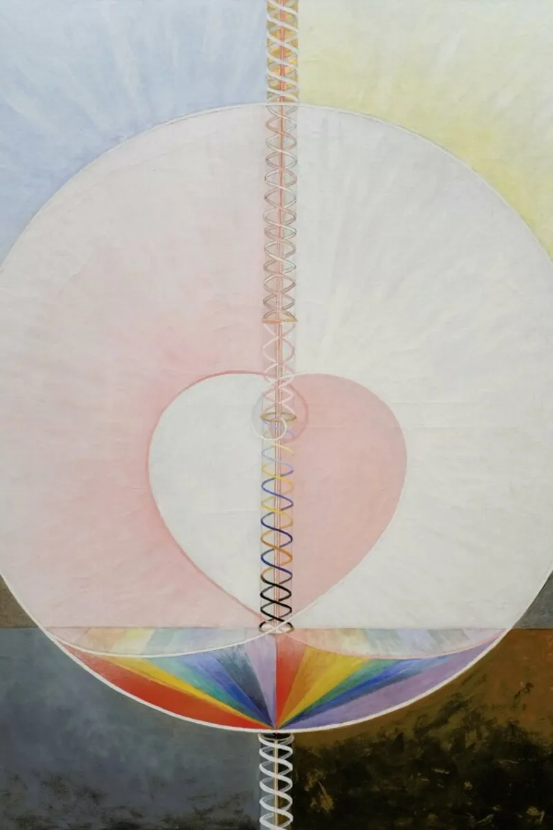 Hilma af Klint - The Dove, No. 1 III pellicola backlit da Vintage by JUNIQE