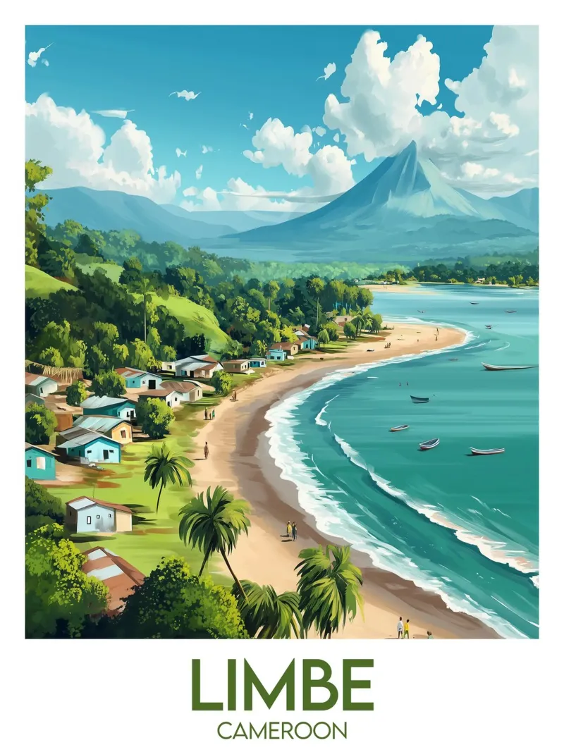 Affiche Limbe poster con telaio in plastica da Frame the World