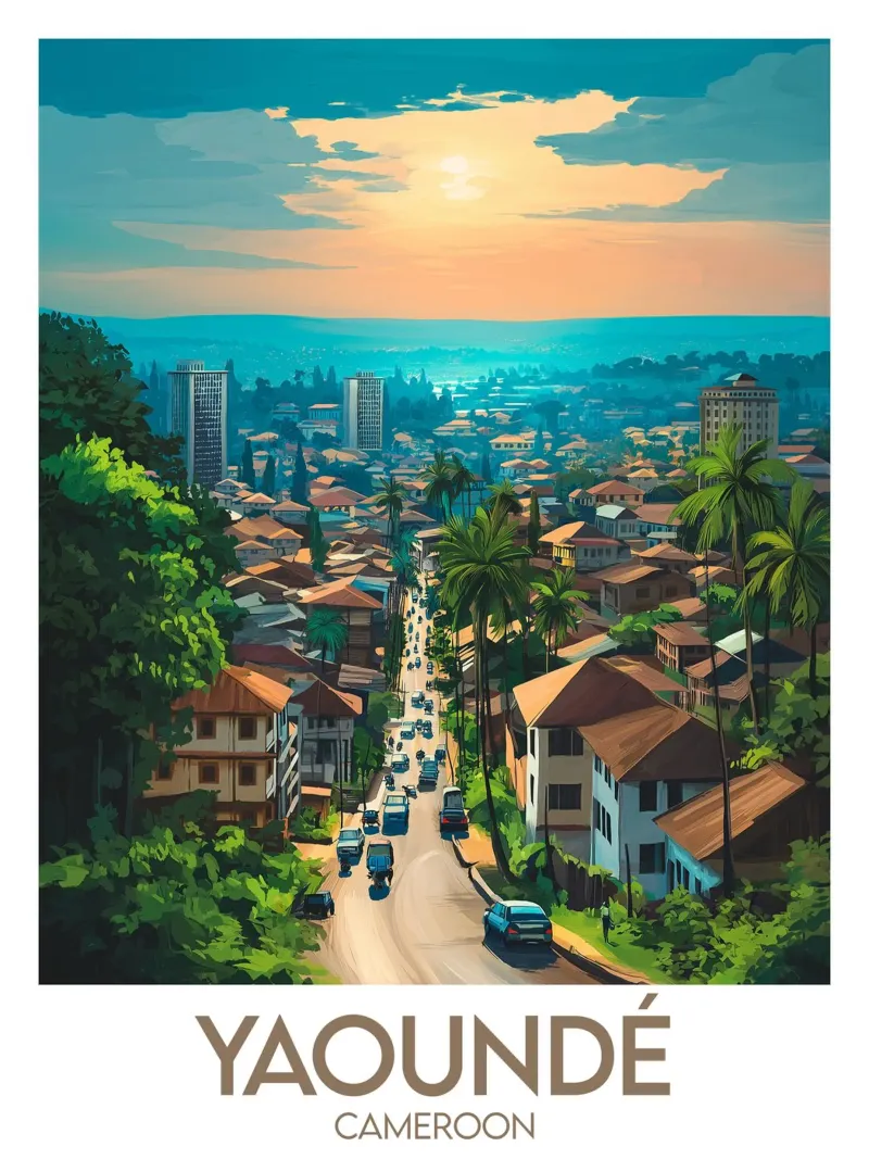 Sede di Yaoundé poster da Frame the World