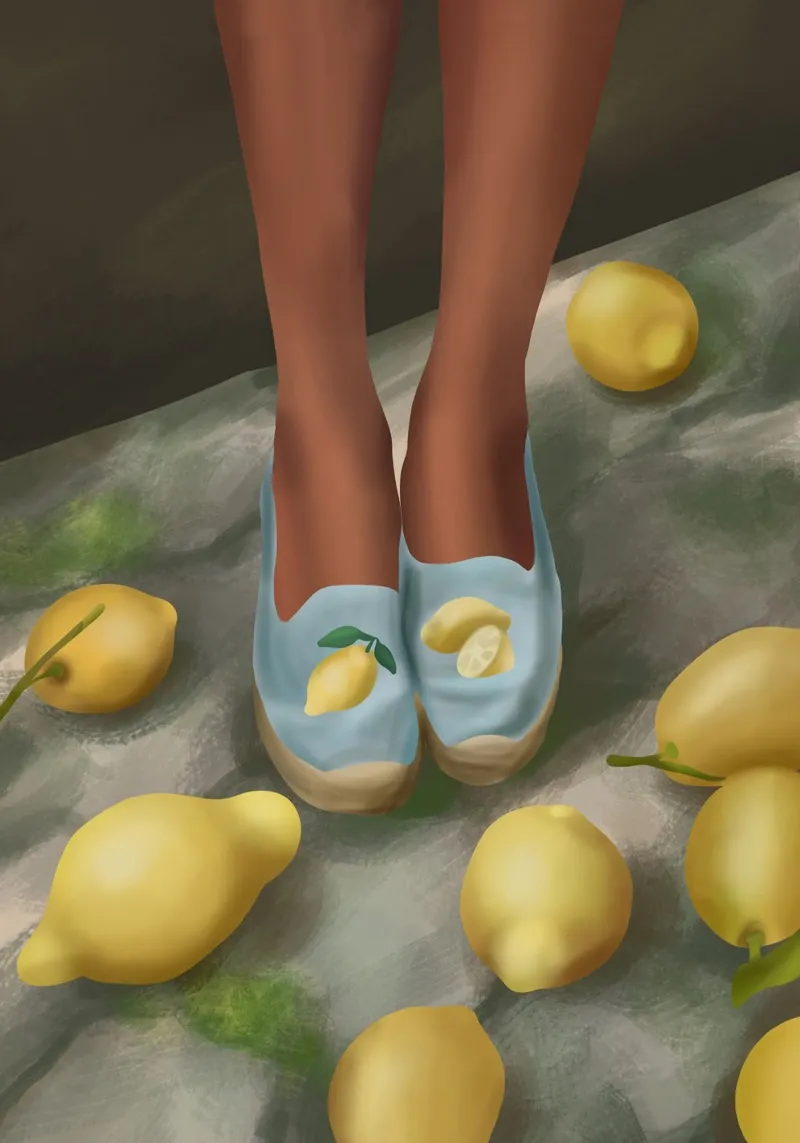Lemon Steps carta hahnemühle da cityart