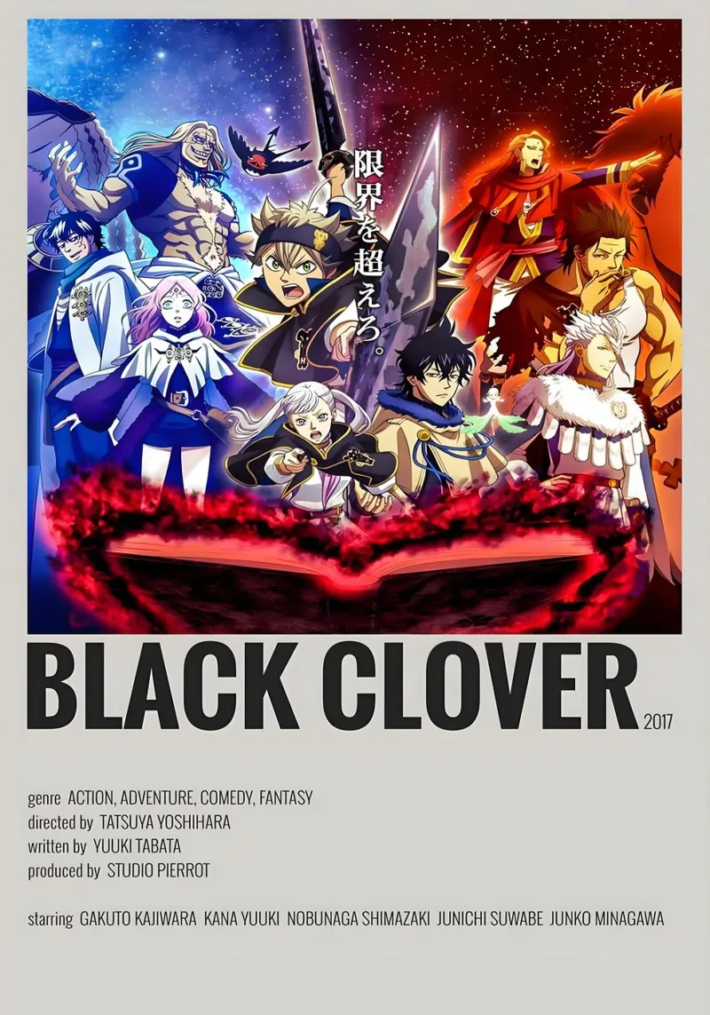 BLACK CLOVER 2017 pellicola backlit da Totoya