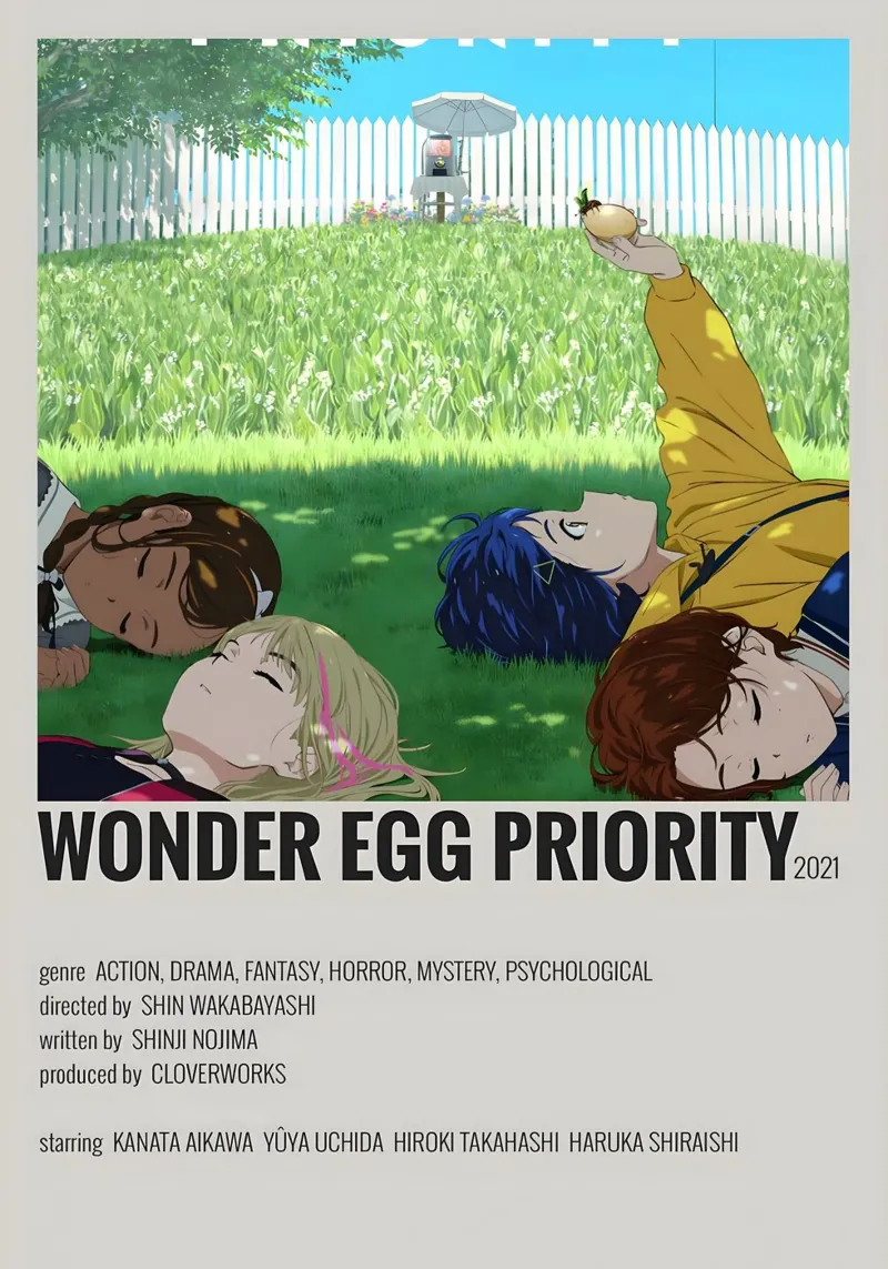WONDER EGG PRIORITY 2021 carta hahnemühle da Totoya