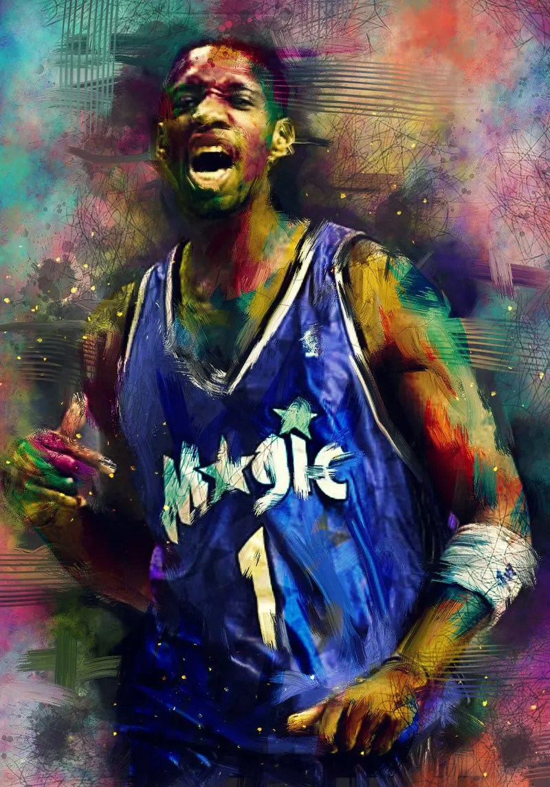 Tracy Mcgrady basket pellicola backlit da Hantamrata