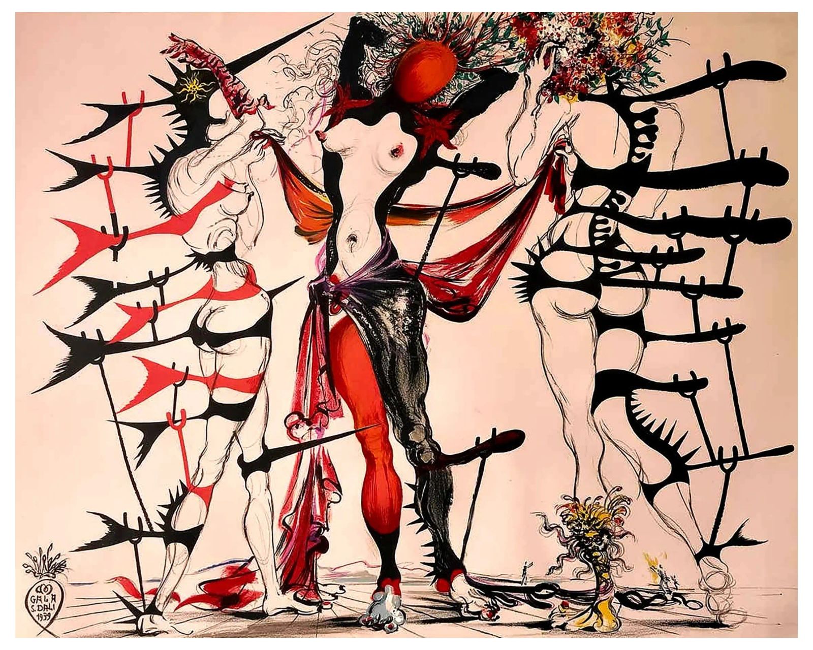 Femmes fleurs poster de Ettyhmoz