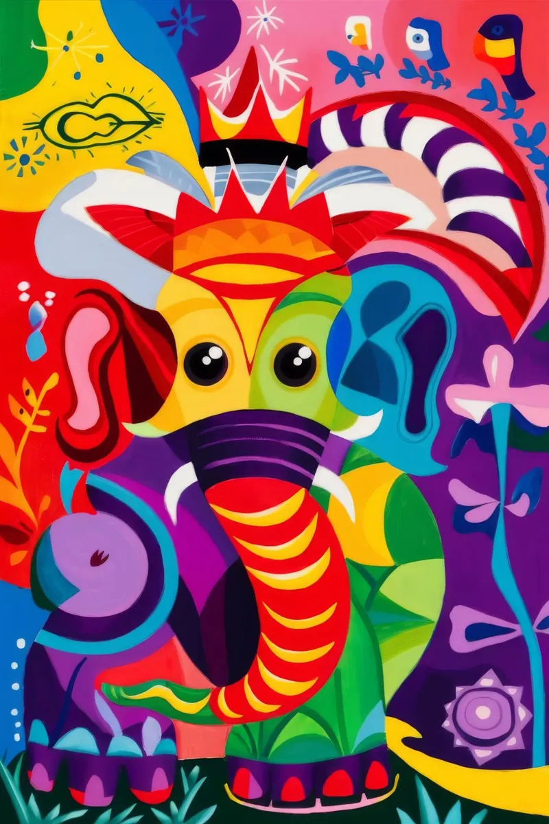 Radiant Mythical Beast canvas by Monarco Virtuoso
