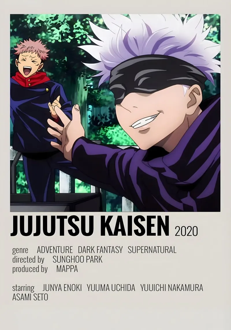 JUJUTSU KAISEN 2020 pellicola backlit da Totoya