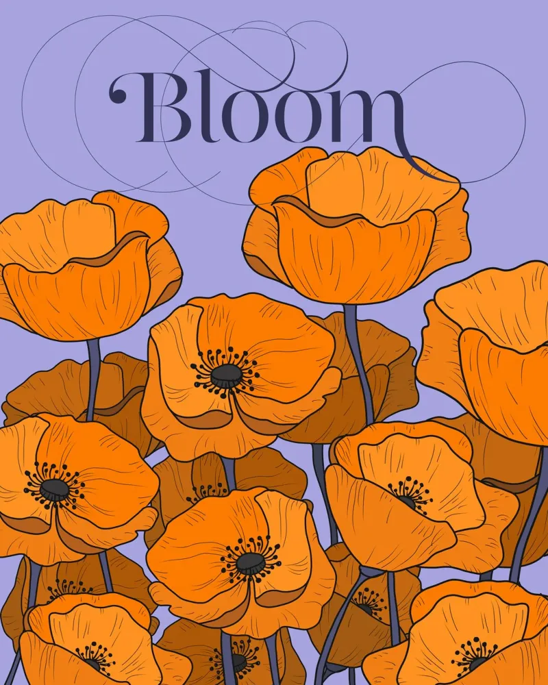 Bloom Pastel Version pellicola backlit da designdn