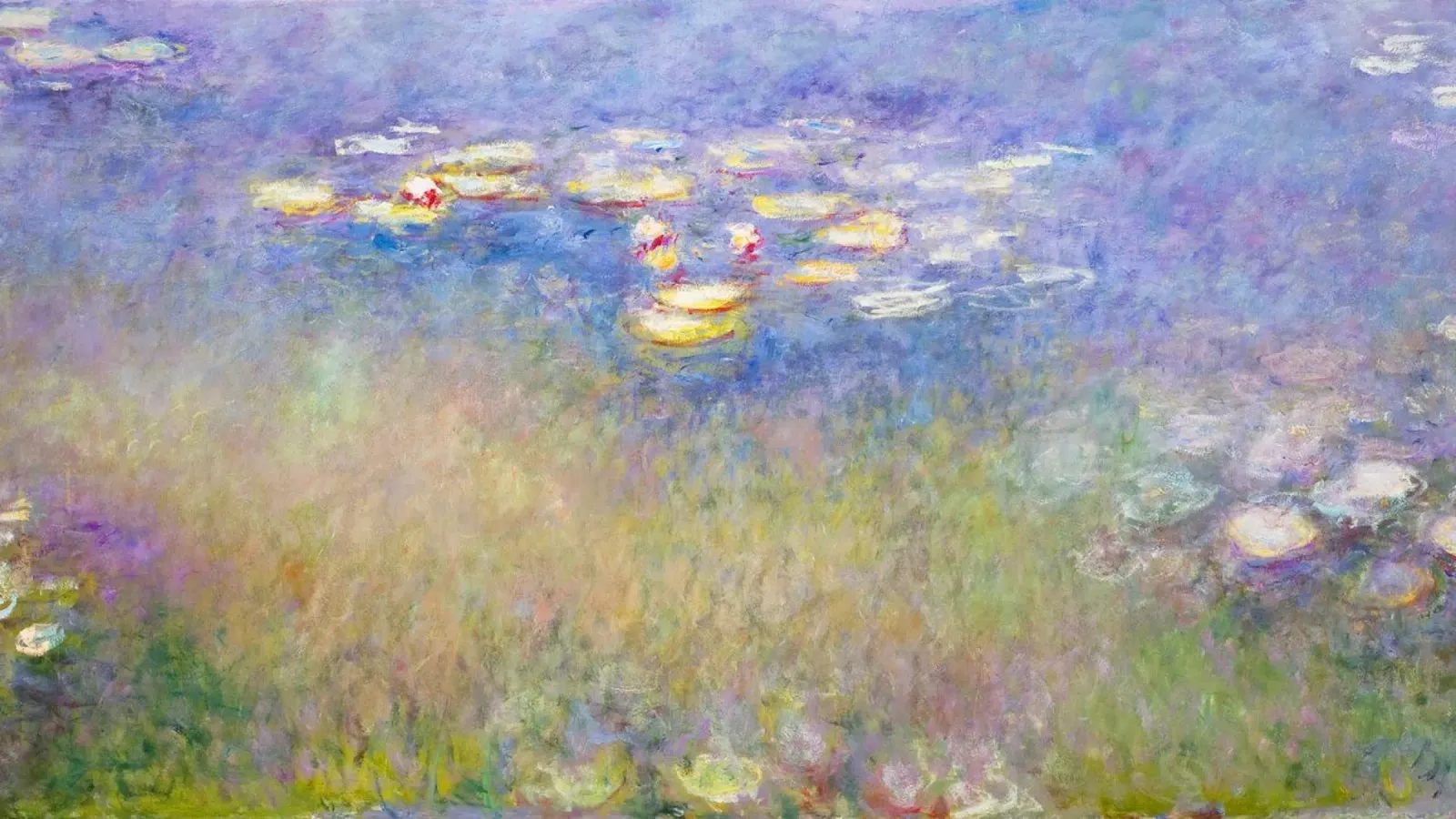 Le ninfee di Claude Monet (1915-1916) pellicola backlit da Monet Art Prints