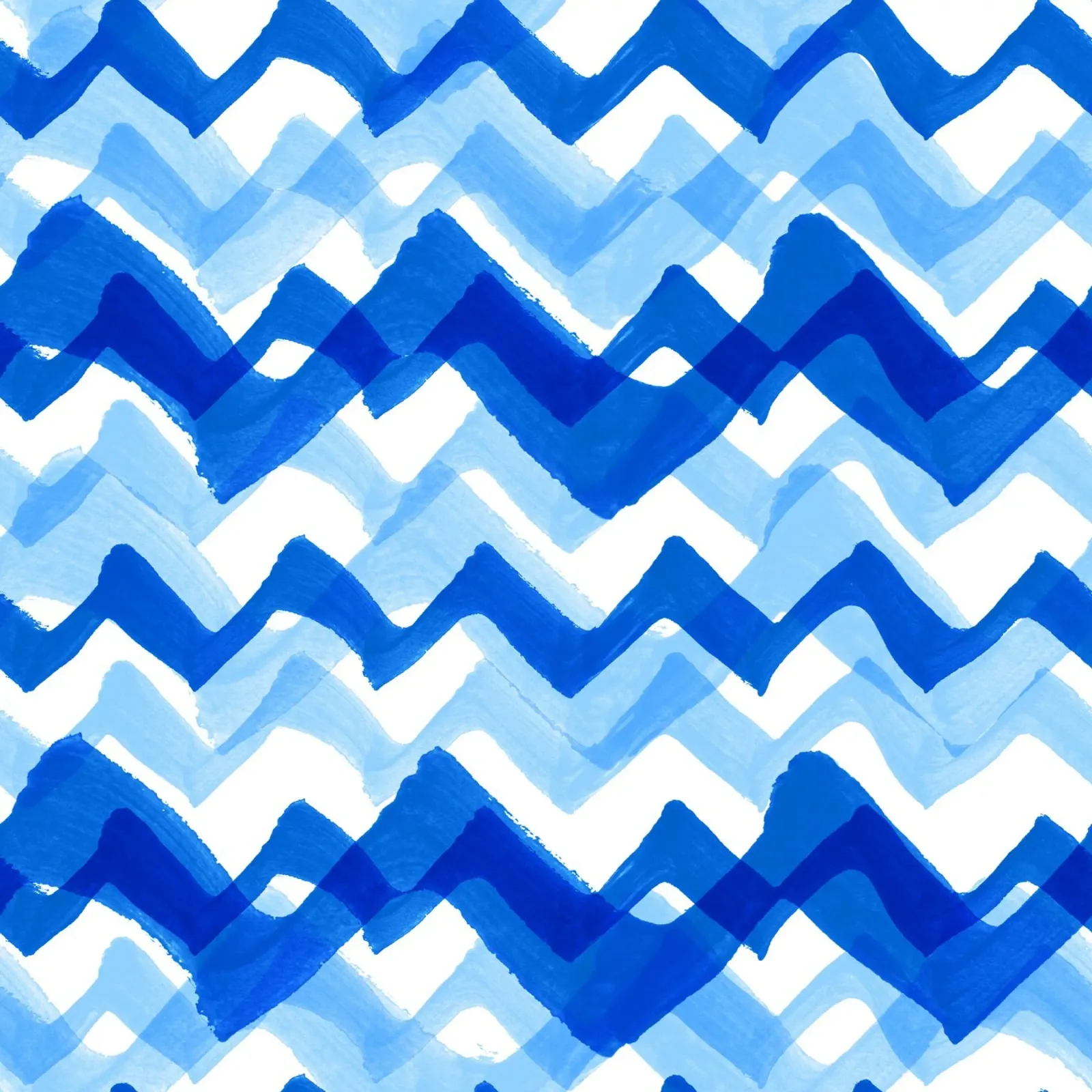 Cobalt Waves | Brush Stroke Pattern plexiglass da sabidussi