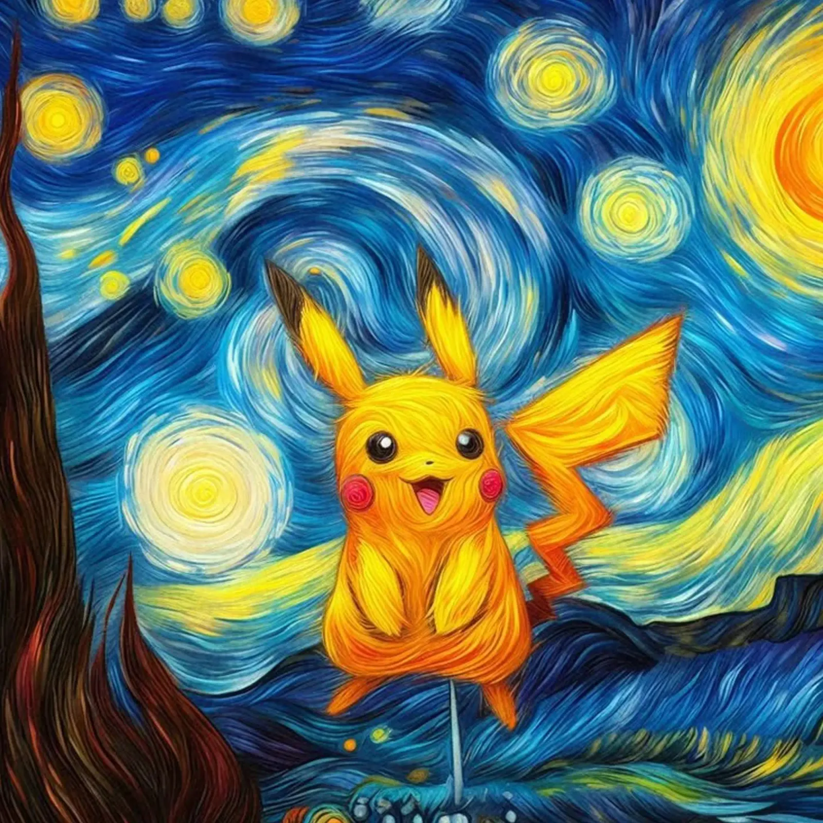 Il simpatico Pikachu pellicola backlit da withandname