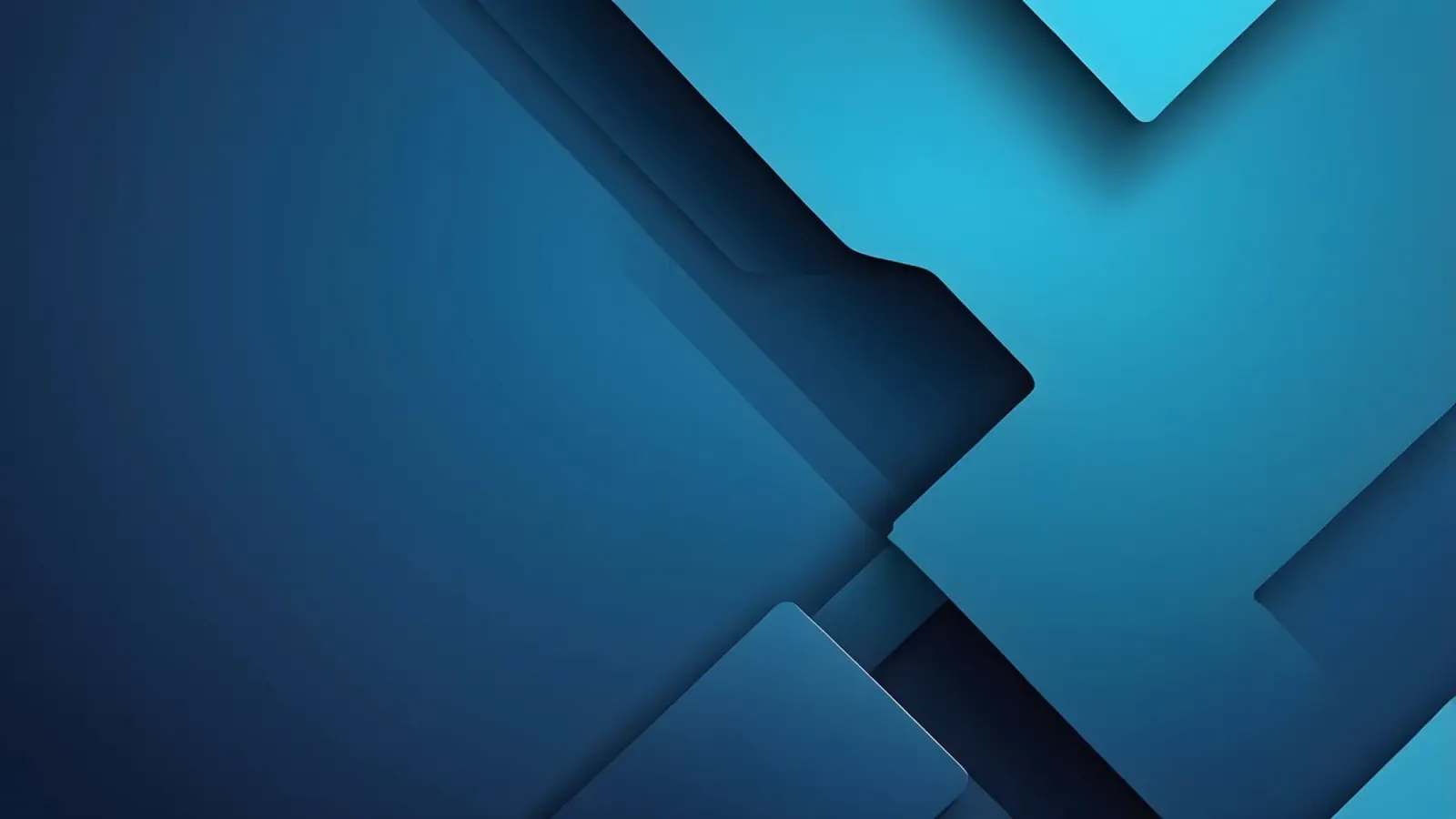 Design astratto di forme geometriche blu pannello forex da DesignDoodle