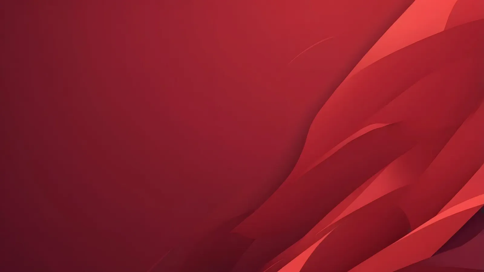 Abstract red background design with flowing shapes canvas by DesignDoodle