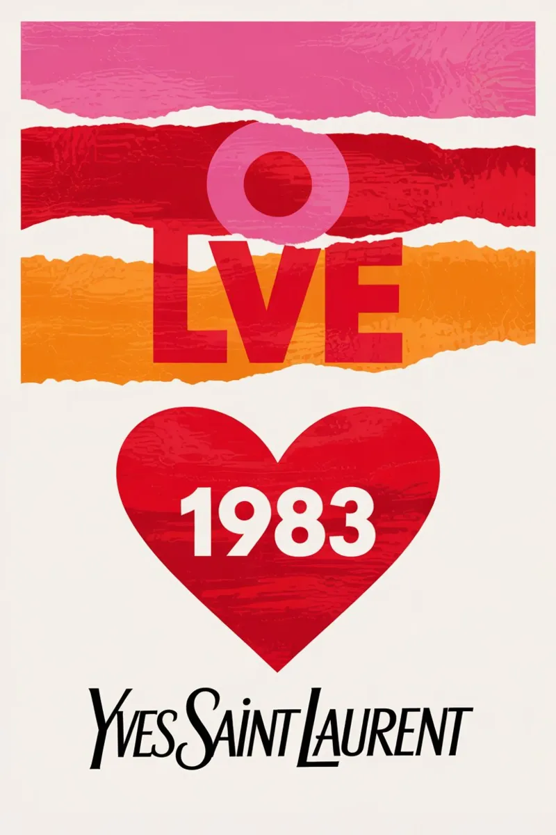 amore 1983 poster con telaio in alluminio da Charles A Boudreau