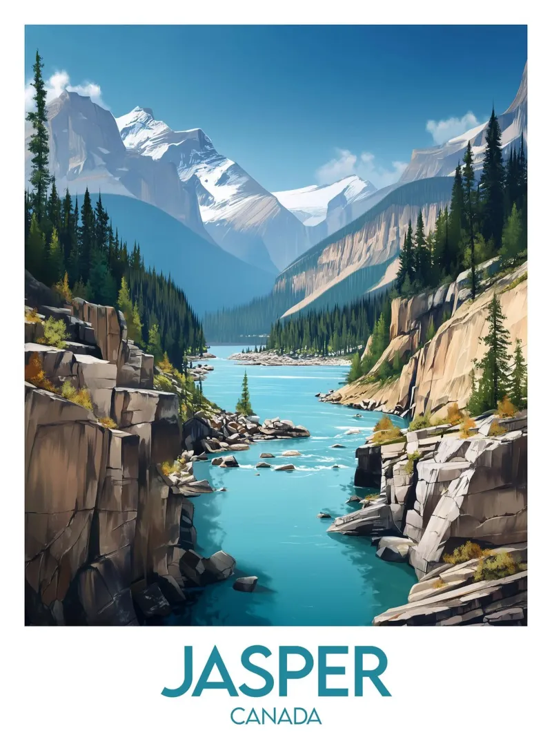 Affiche Jasper poster con telaio in alluminio da Frame the World
