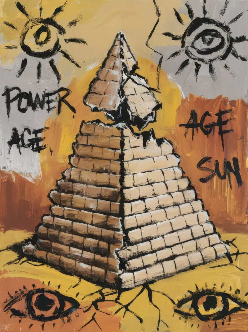 Potere mistico della piramide poster da Muse Fragments