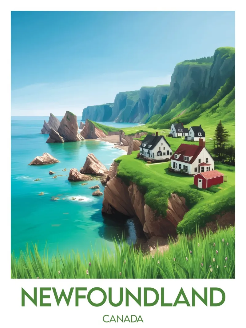 Affiche Terranova poster con telaio in alluminio da Frame the World