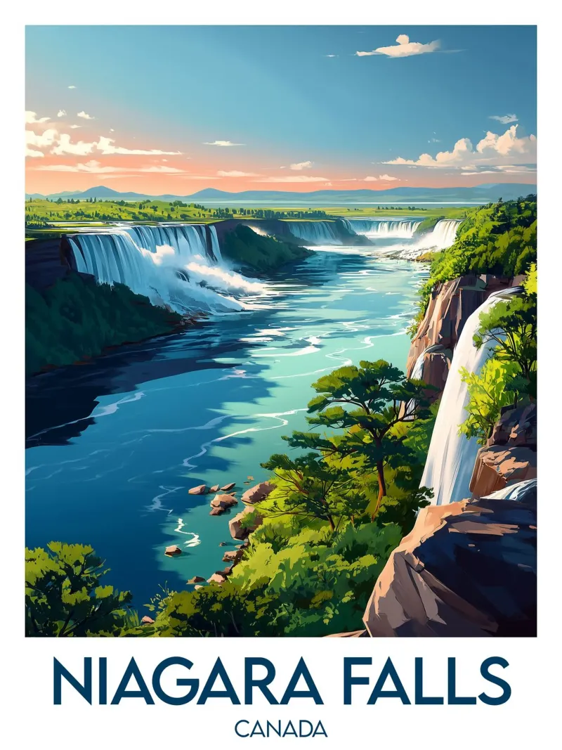 Affiche Niagara Falls poster da Frame the World