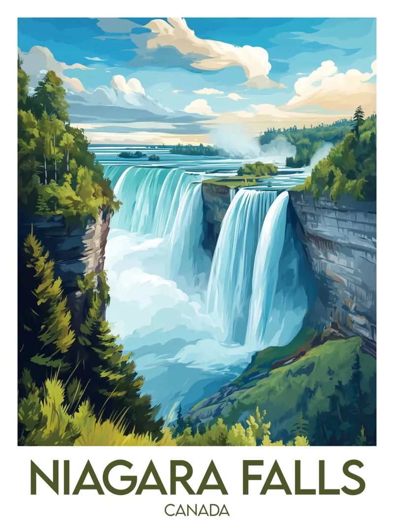 Affiche Niagara Falls poster da Frame the World