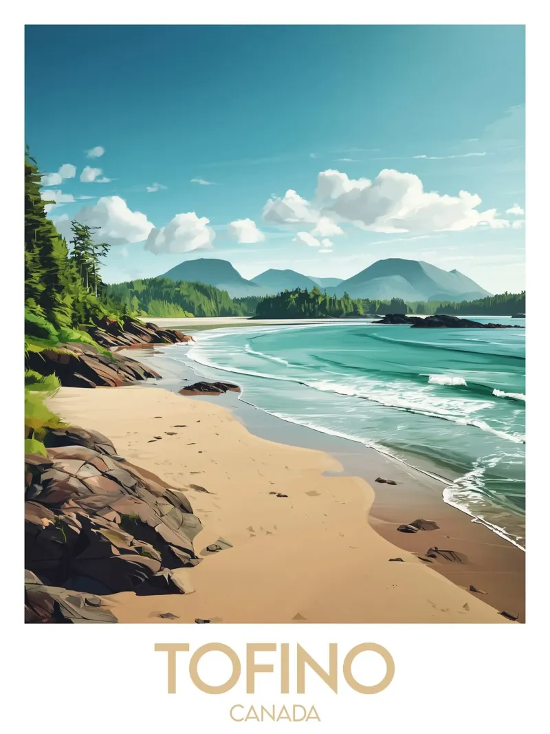 Affiche Tofino poster da Frame the World