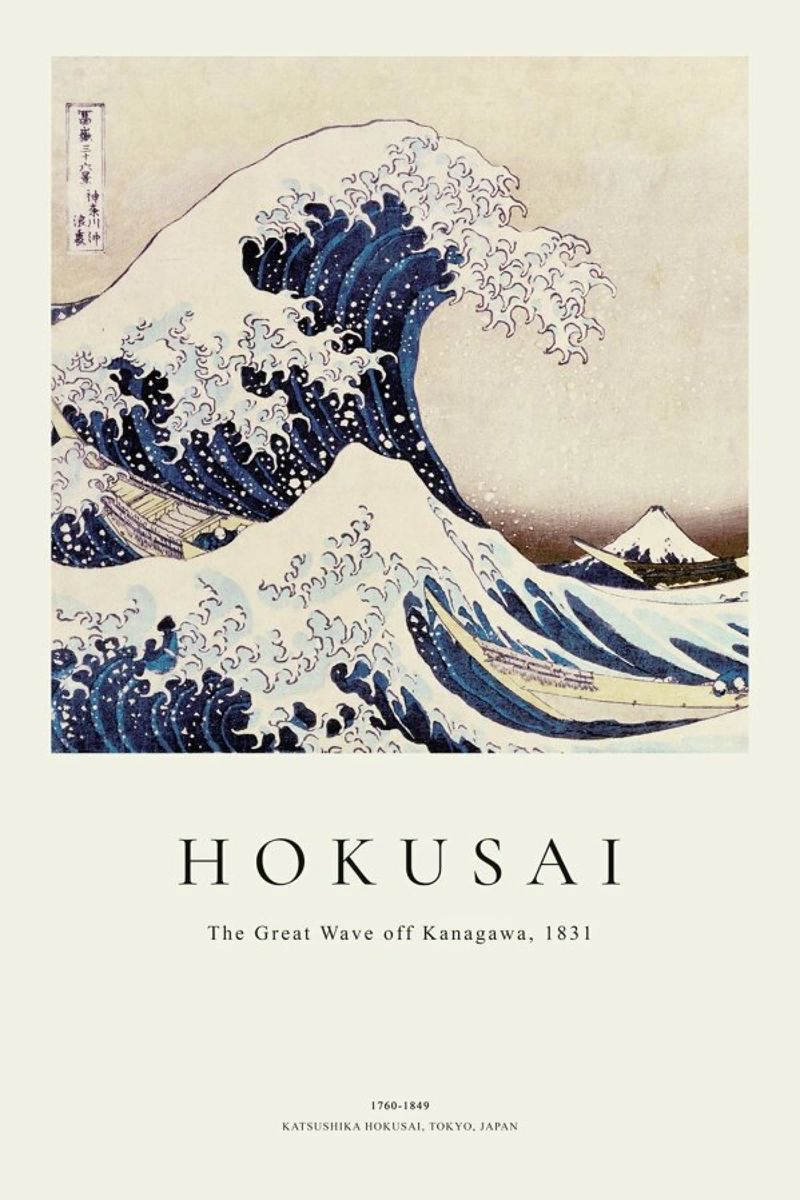 Hokusai - The Great Wave off Kanagawa toile de ARTOTHEK