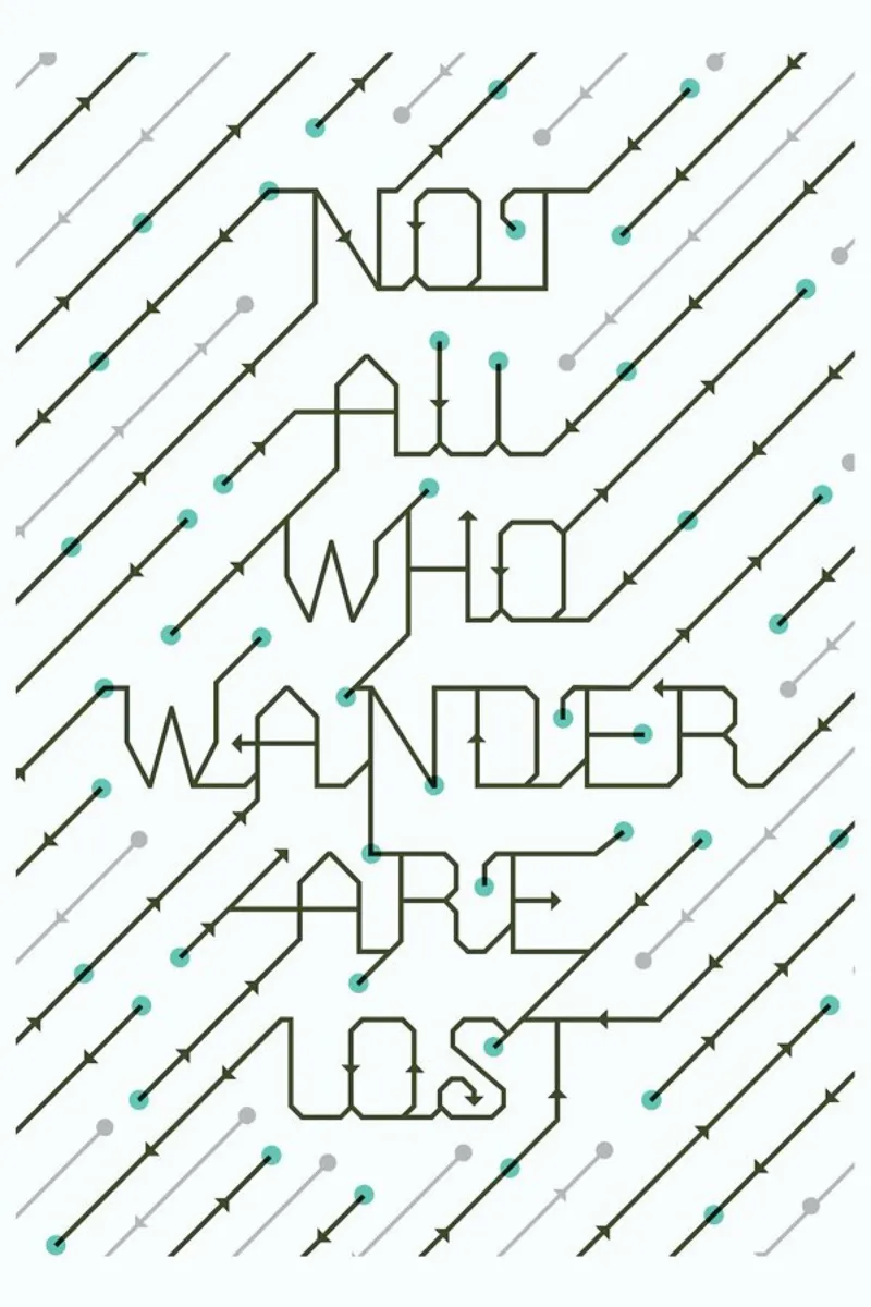 Not All Who Wander Hahnemühle von 55Hi's