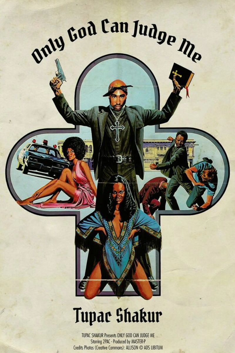 2 Pac Poster von Ads Libitum