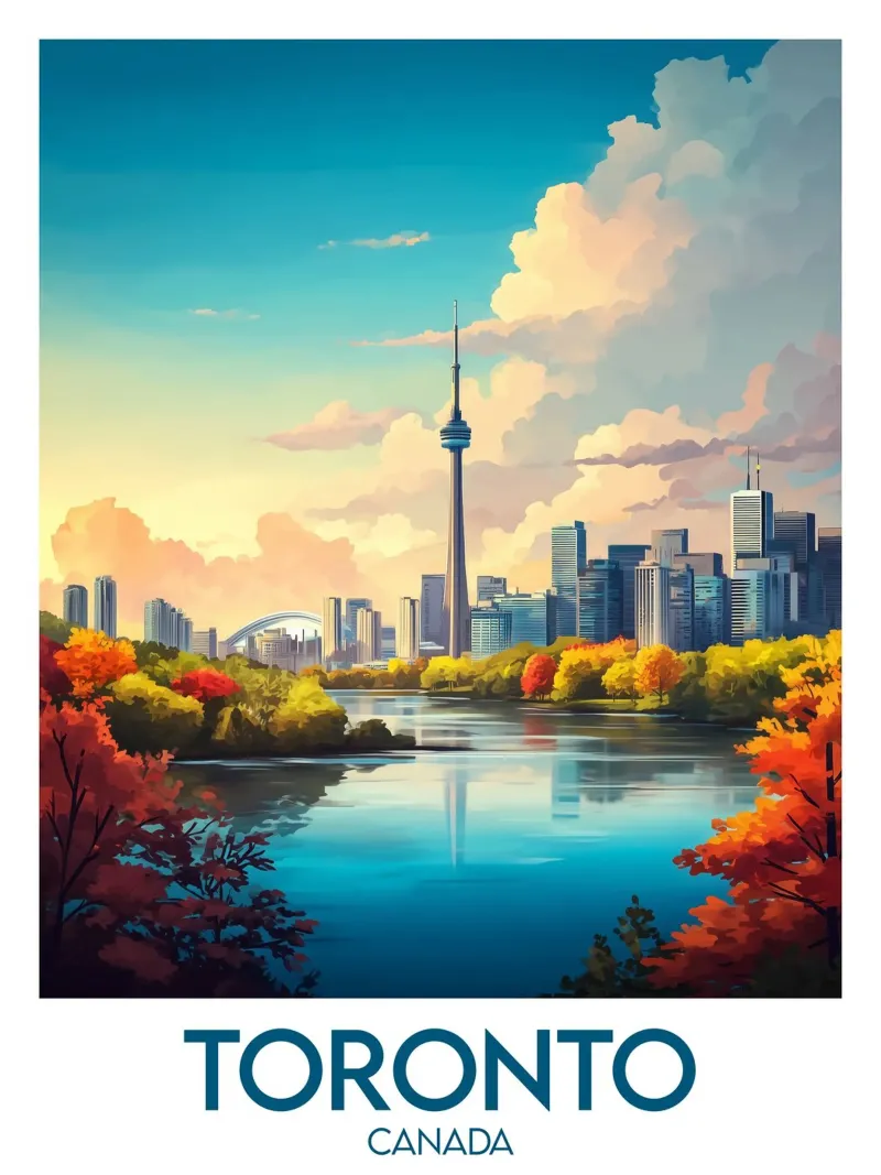 Toronto posters hahnemühle by Frame the World