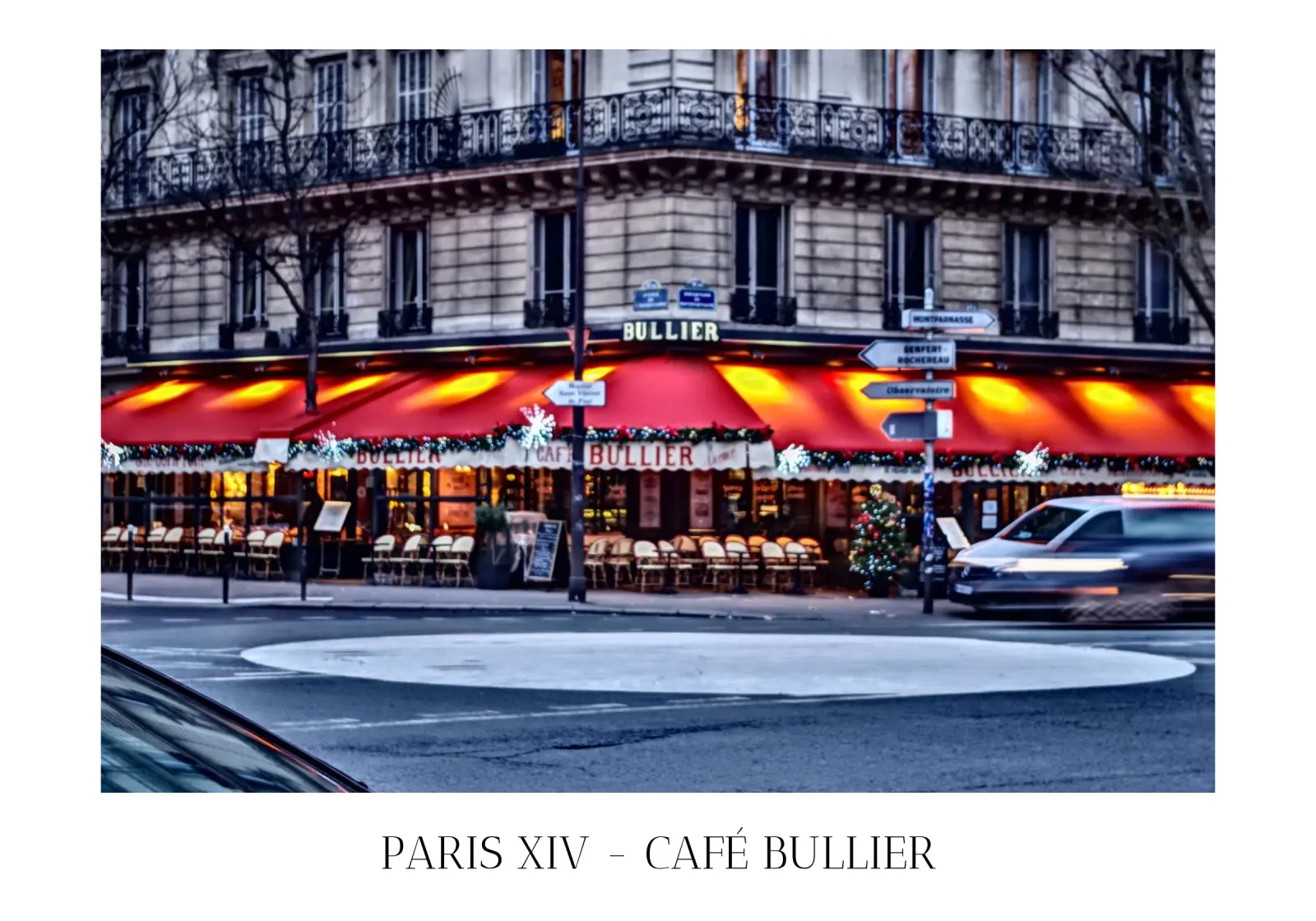 Café Bullier - Paris XIV carta hahnemühle da fanny-bianca