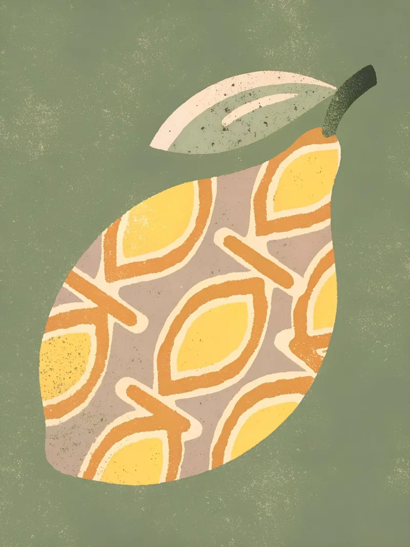 Avocado Retro Pop pellicola backlit da THE LATEST SHOP