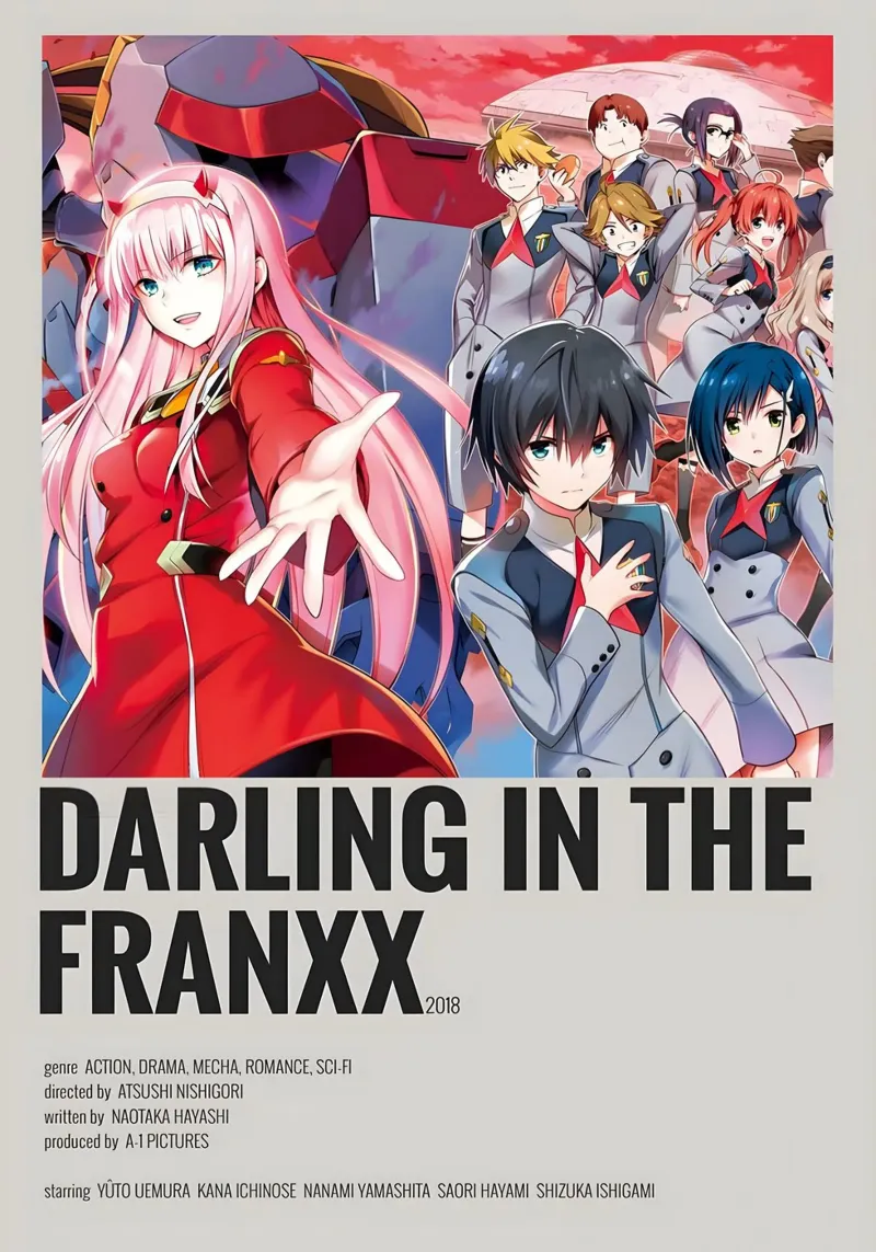DARLING IN THE FRANXX 2018 pellicola backlit da Totoya