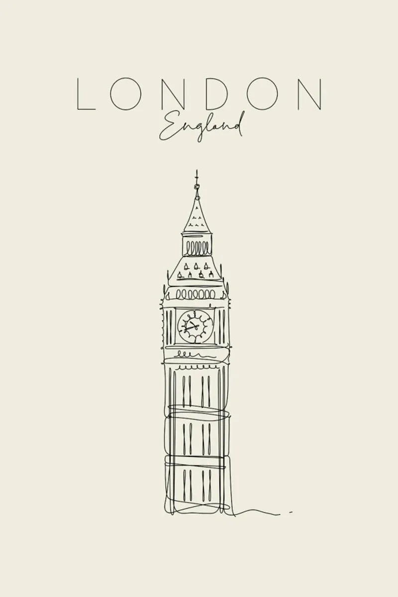 London hahnemühle by The Cartography Collection