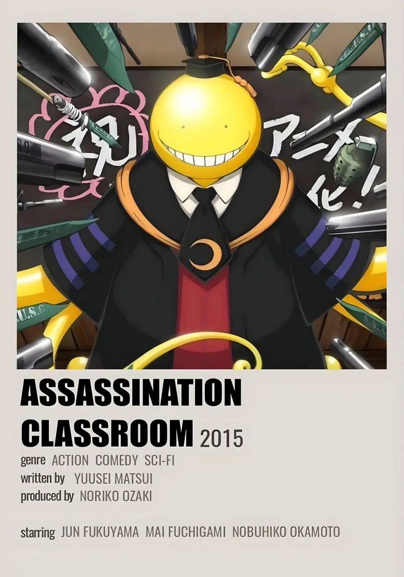 ASSASSINATION CLASSROOM 2015 pellicola backlit da Totoya